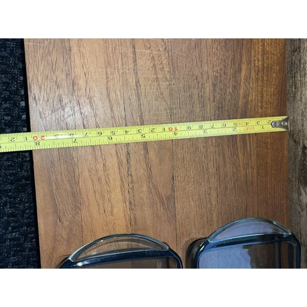 Vintage Mandalay Genuine‎ Teak Serving Tray With Glass Inserts - Picture 12 of 14